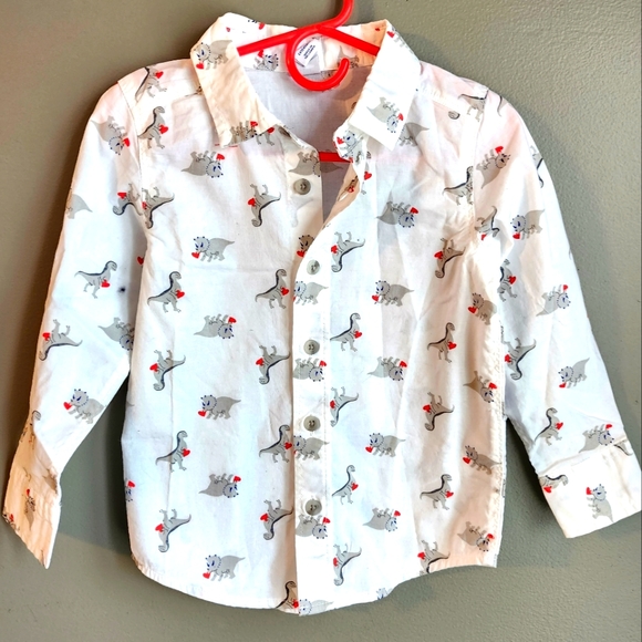 New Old Navy Boy's 3T Valentine's Day Shirt - Picture 1 of 3